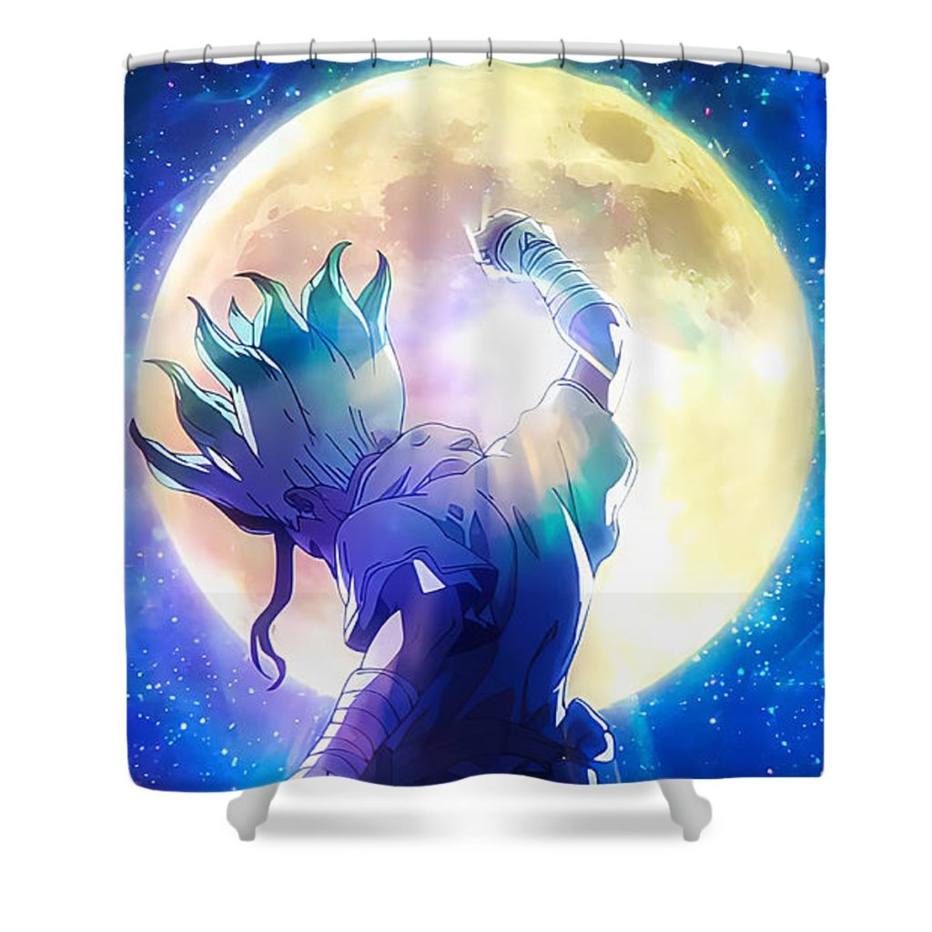 38 senku ishigami nguyen hai - Anime Shower Curtain Shop