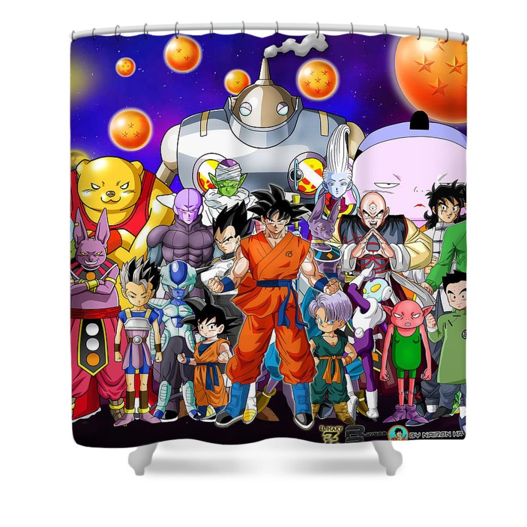 4 dragon ball super babbal kumar - Anime Shower Curtain Shop