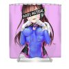 4 dva overwatch waifu anime manga series fanart hentai ahegao oppai mad lab - Anime Shower Curtain Shop