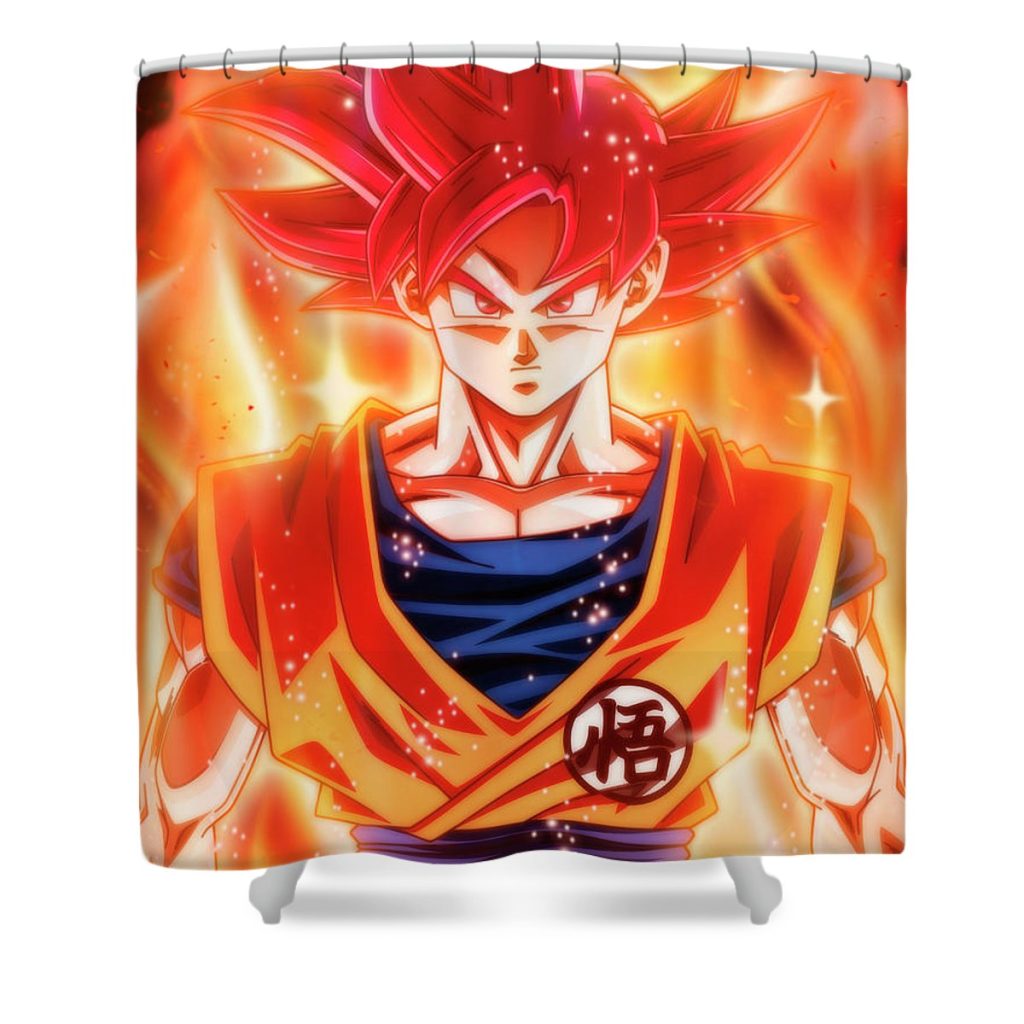 4 goku pawan kumar - Anime Shower Curtain Shop