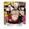 4k jujutsu kaisen retro cool gift for anime shaw phillips - Anime Shower Curtain Shop