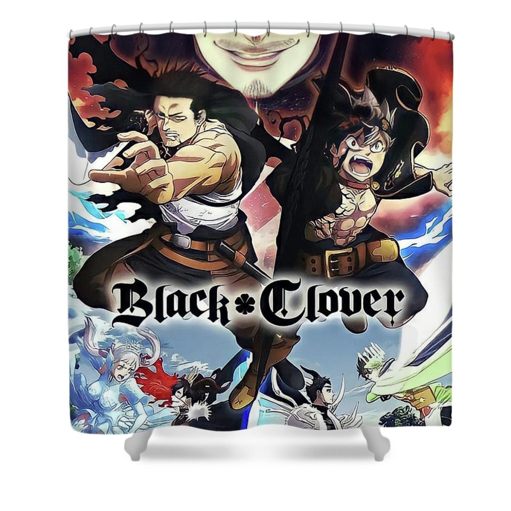 5 demon magic locke flintoft - Anime Shower Curtain Shop