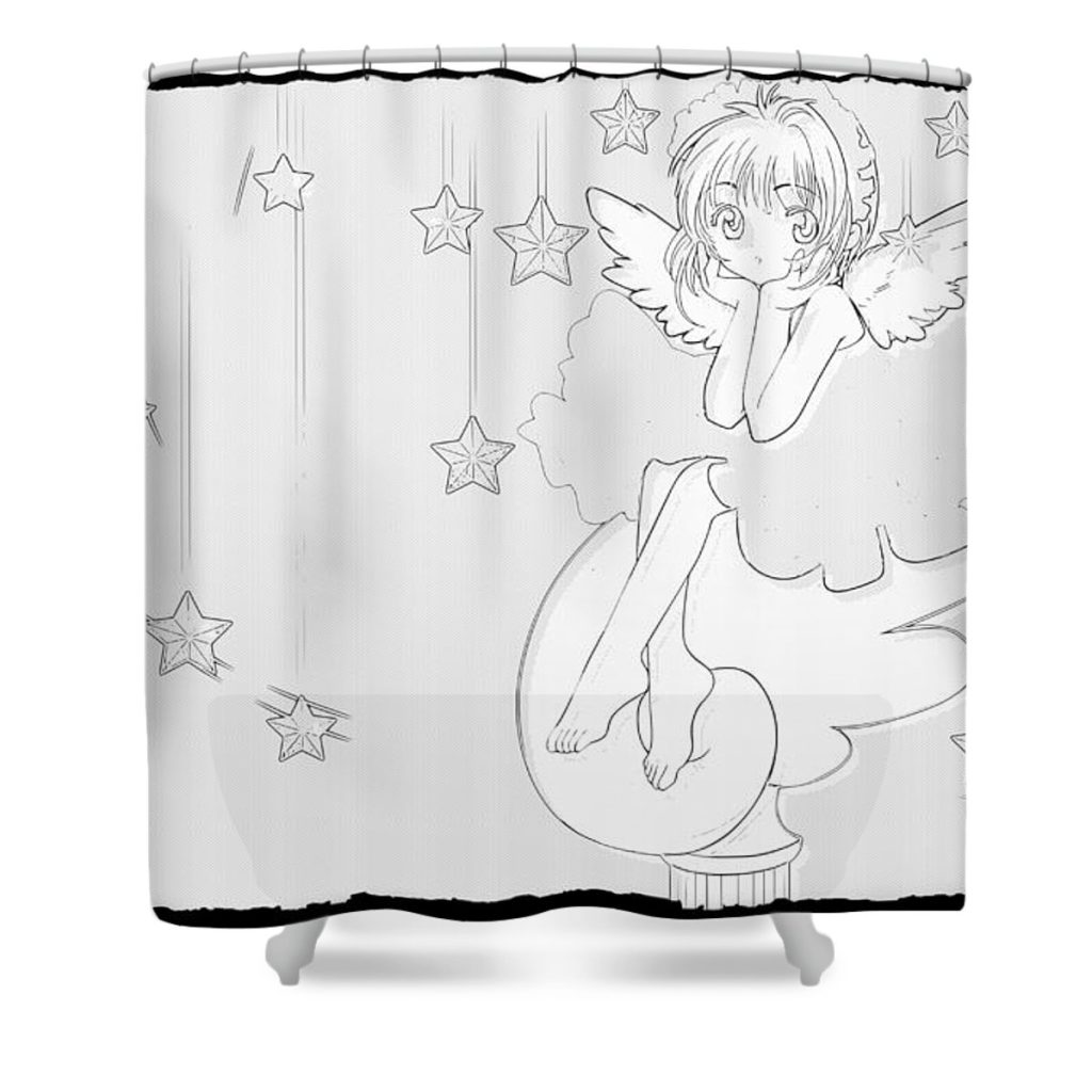 6 cardcaptor sakura lora battle - Anime Shower Curtain Shop