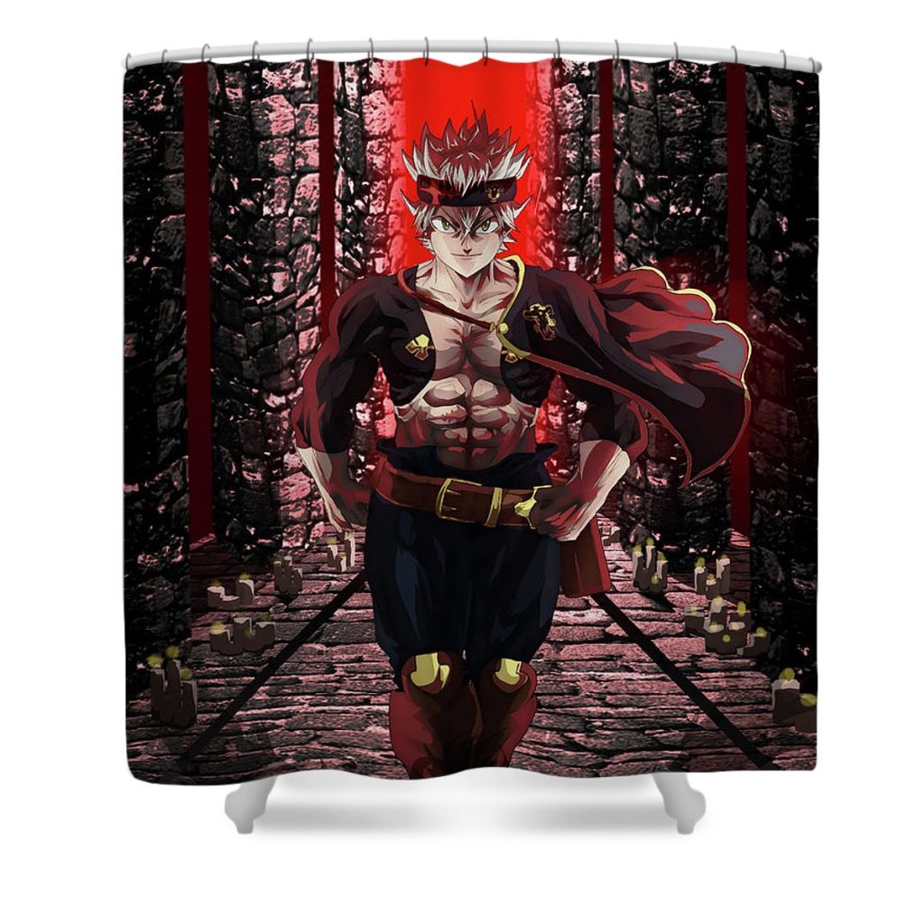 6 demon magic locke flintoft - Anime Shower Curtain Shop