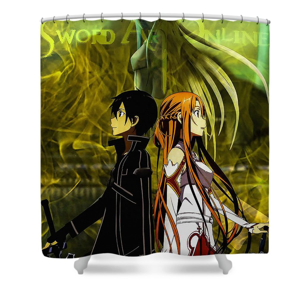 6 sword art online sean escobar - Anime Shower Curtain Shop