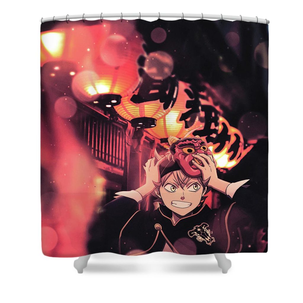 7 demon magic locke flintoft - Anime Shower Curtain Shop