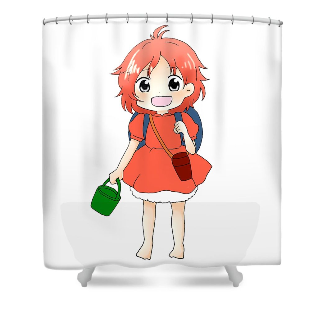 7 ponyo charlie bost transparent - Anime Shower Curtain Shop