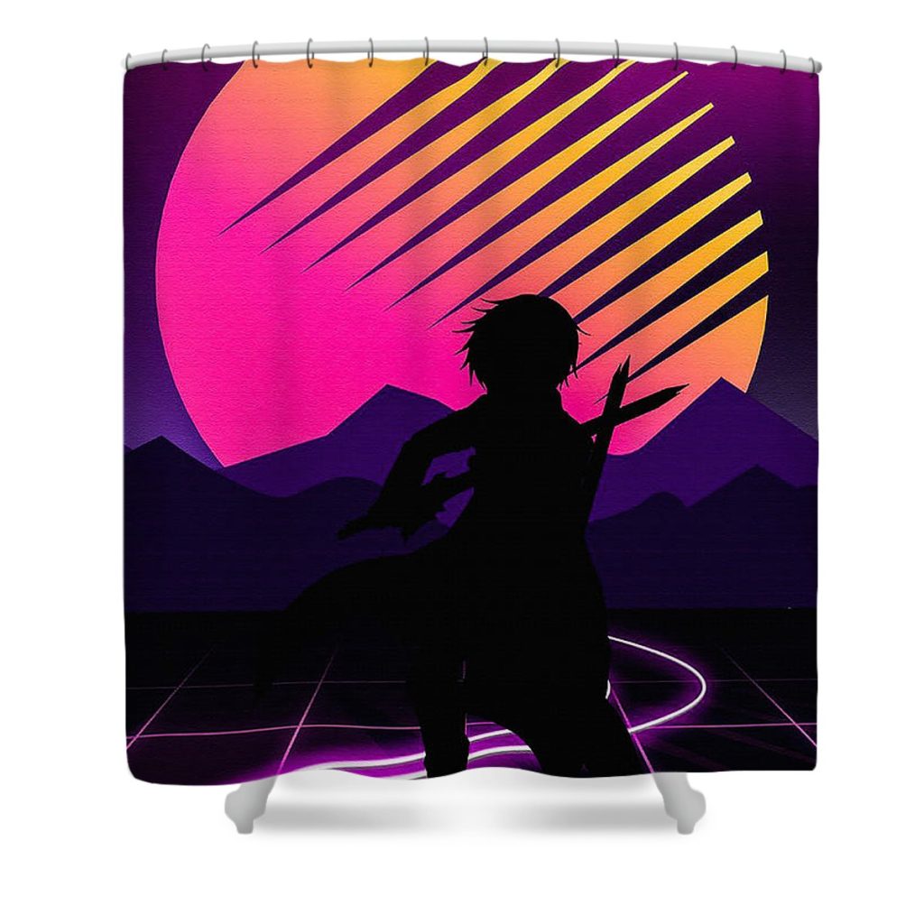 7 sword art online jennifer straw - Anime Shower Curtain Shop