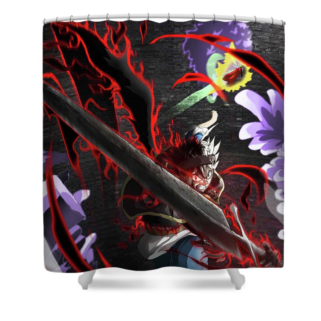 8 demon magic locke flintoft - Anime Shower Curtain Shop