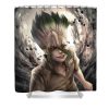 8 senku ishigami nguyen hai - Anime Shower Curtain Shop