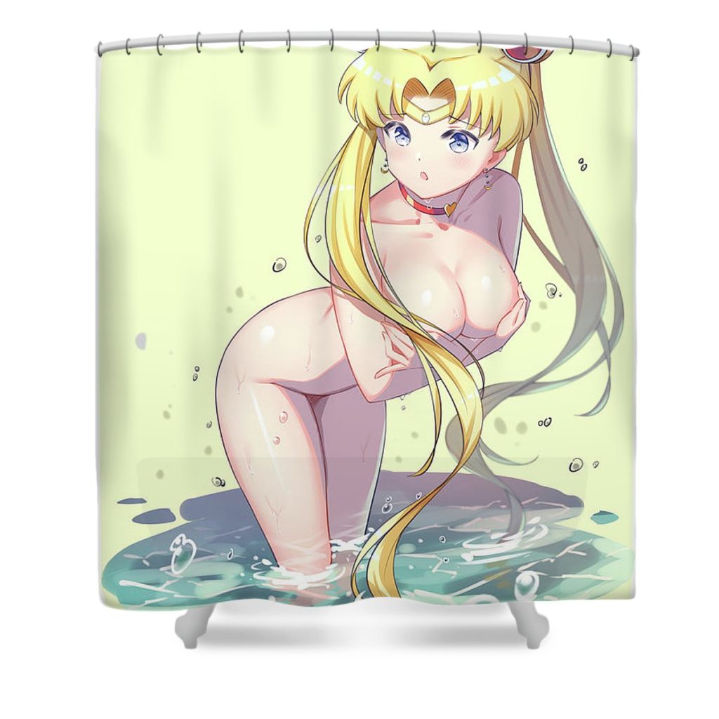 9 crescent moon brendan pickles - Anime Shower Curtain Shop