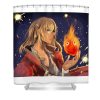 9 howls moving castle carina miss transparent - Anime Shower Curtain Shop