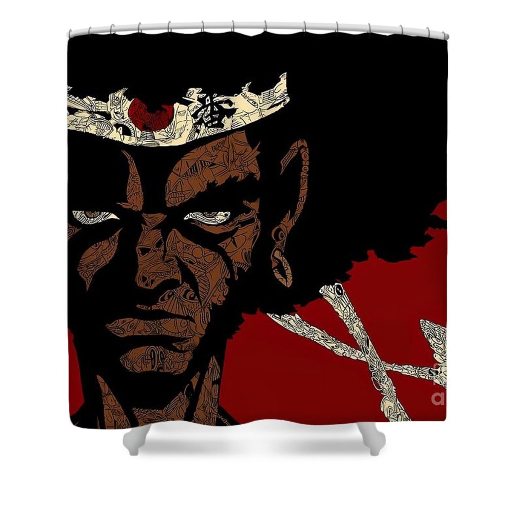 afro samurai knight roberts - Anime Shower Curtain Shop