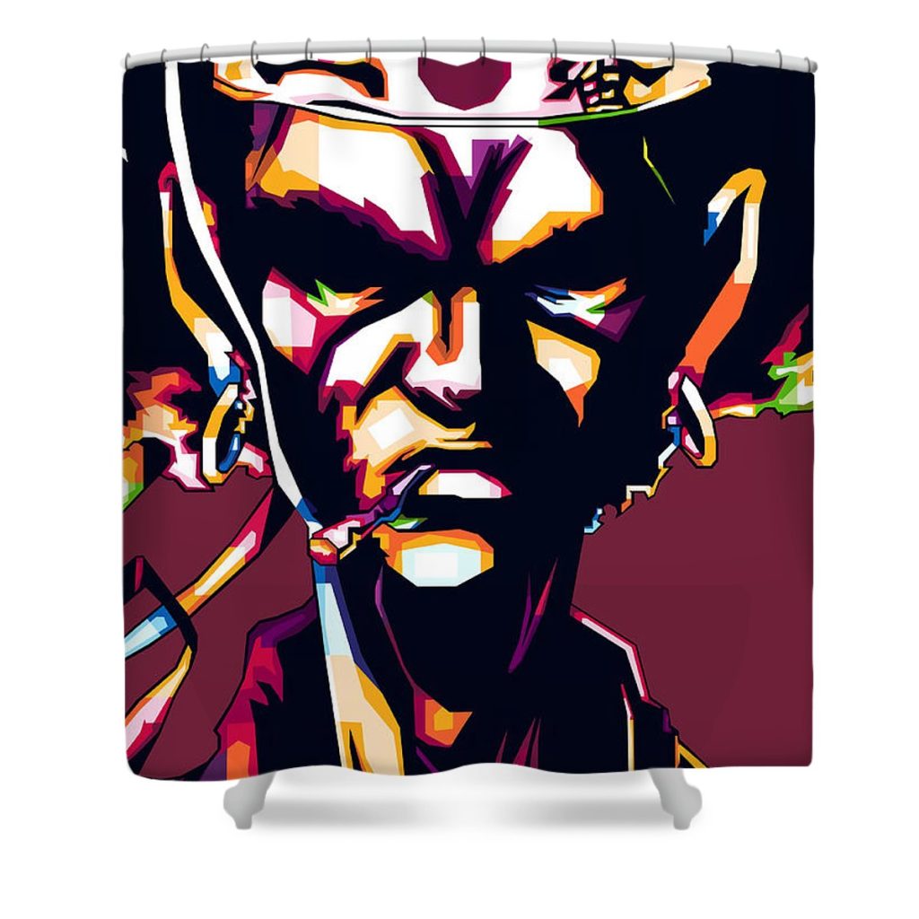 afro samurai poster alison hunt - Anime Shower Curtain Shop