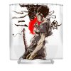 afro samurai romani loch transparent - Anime Shower Curtain Shop