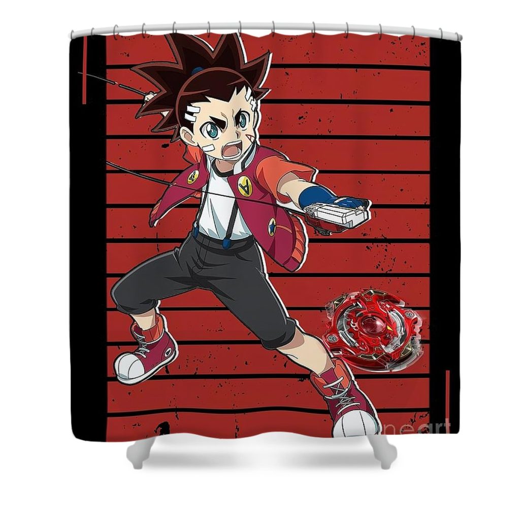 aiger akabane beyblade anime burst jeremy price - Anime Shower Curtain Shop