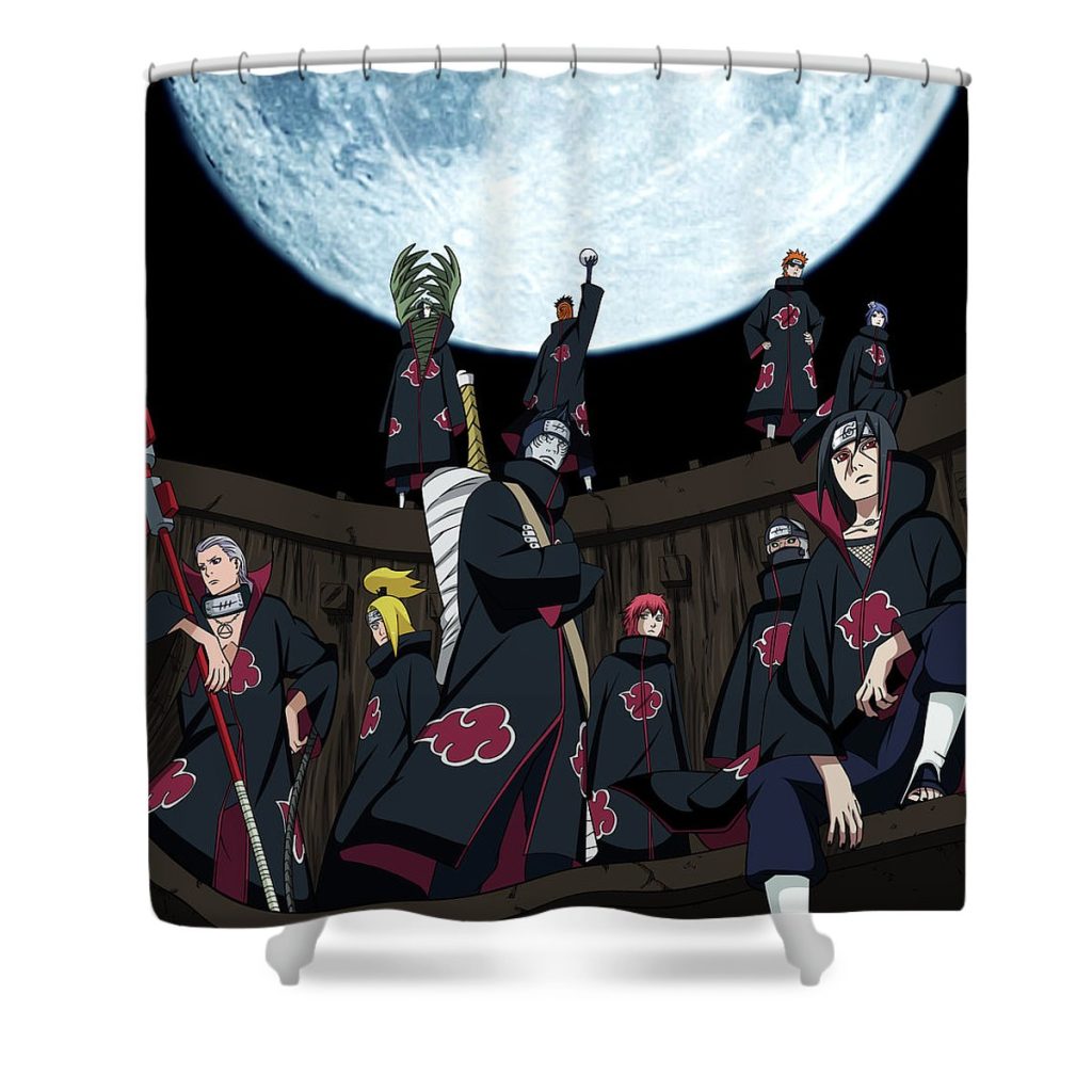 akatsuki group jerri tointon - Anime Shower Curtain Shop