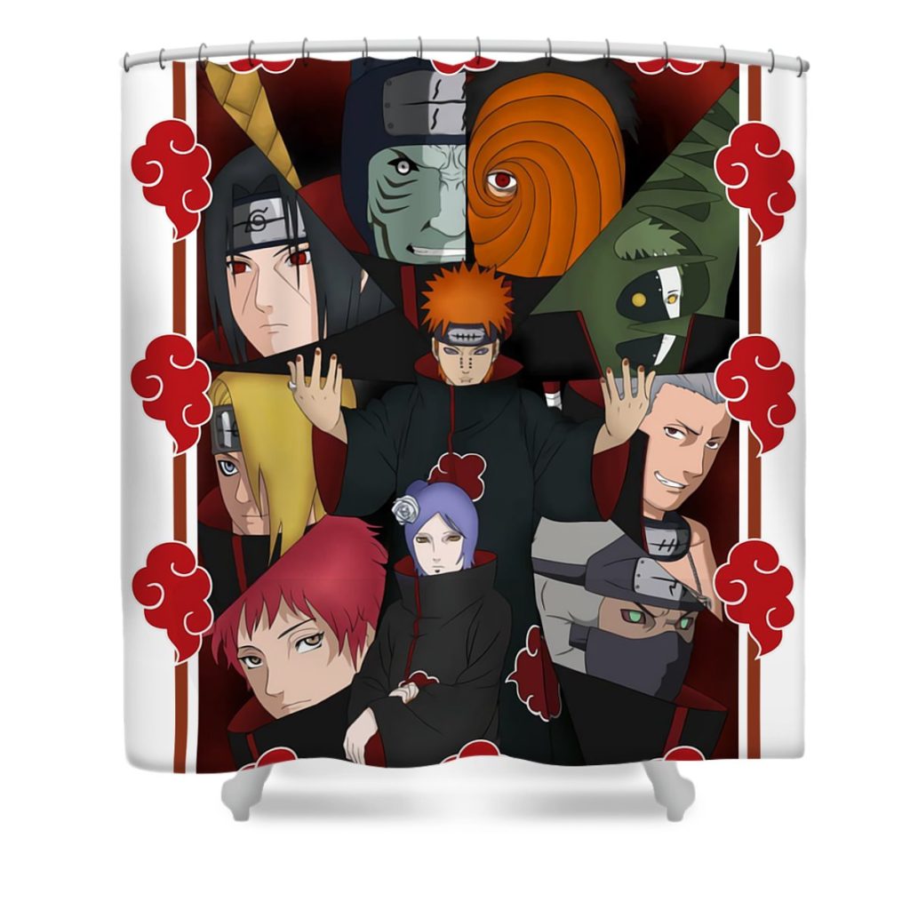 akatsuki kids t yellow cute humor roberts mason transparent - Anime Shower Curtain Shop