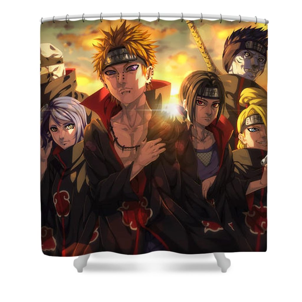 akatsuki organization lac lac - Anime Shower Curtain Shop