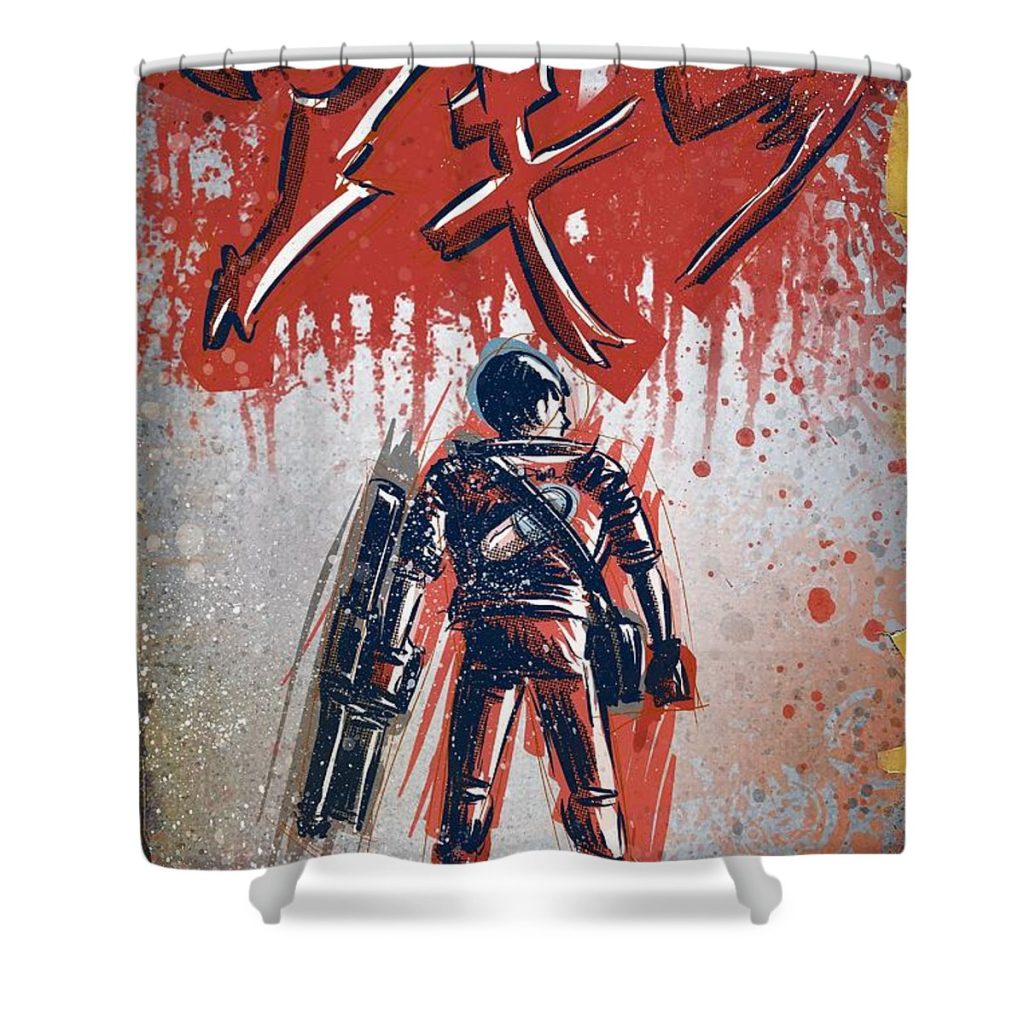 akira kaneda joseph badon - Anime Shower Curtain Shop