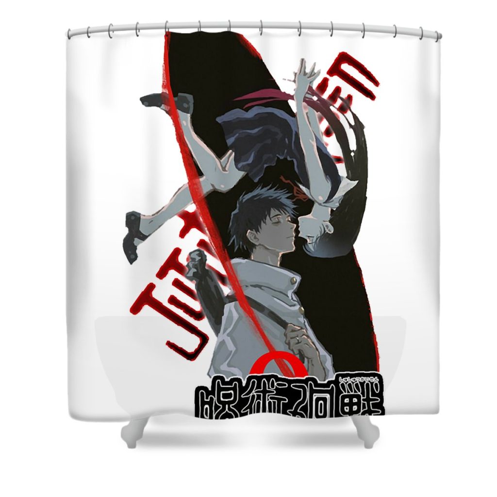 alluring cursed alternate character yuta okkotsu funny zery bart transparent - Anime Shower Curtain Shop