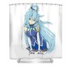 aqua konosuba jacky cee transparent - Anime Shower Curtain Shop