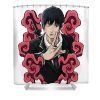 army chainsaw man aki anime video game transparent - Anime Shower Curtain Shop