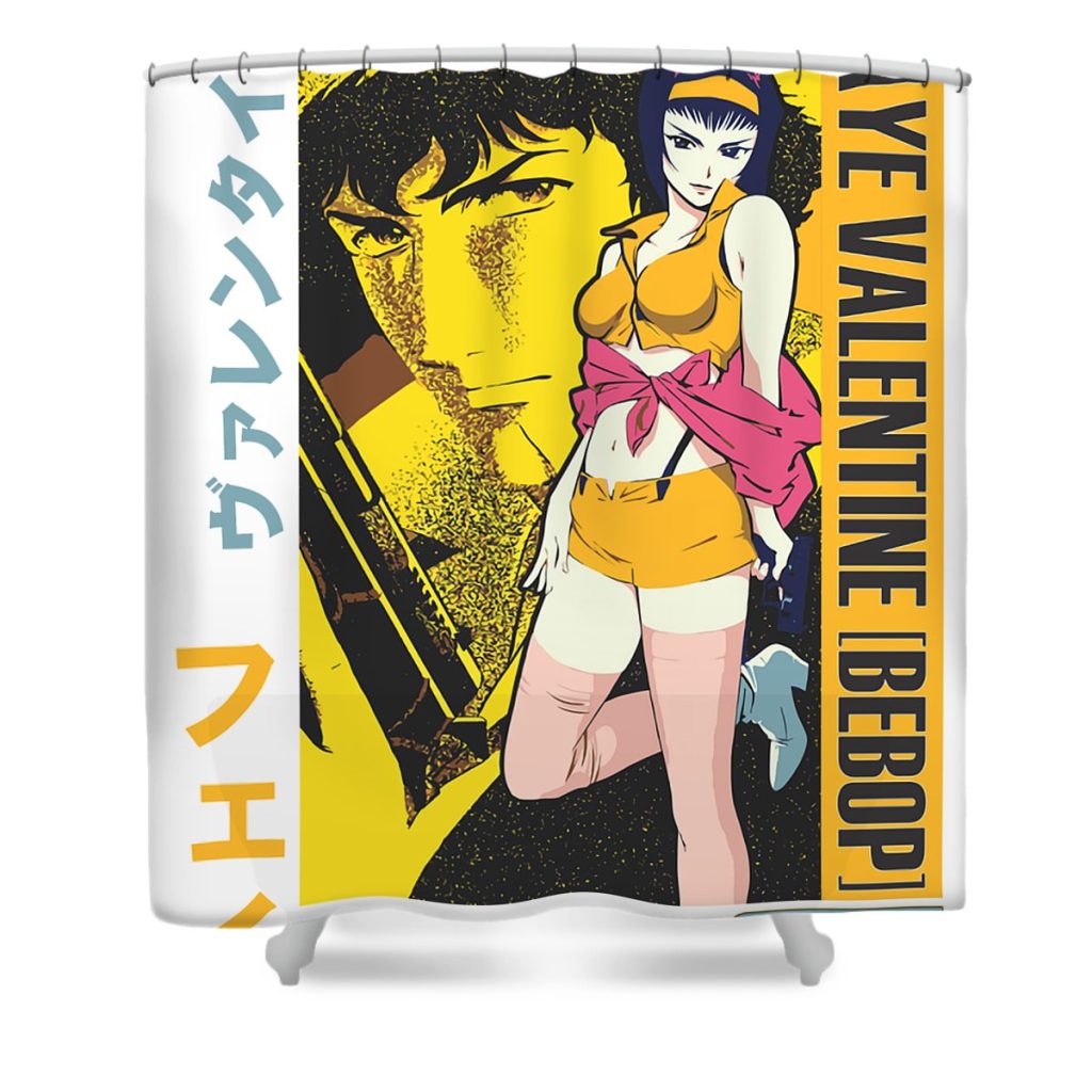 arts faye valentine cowboy bebop heroes movie for child transparent - Anime Shower Curtain Shop