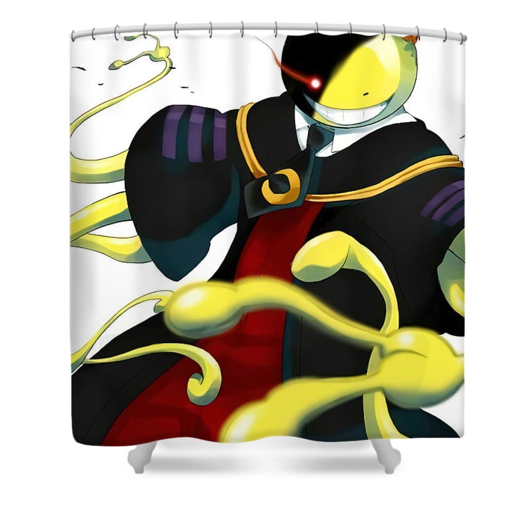 assassination classroom poster retro 80s robertson bruce - Anime Shower Curtain Shop