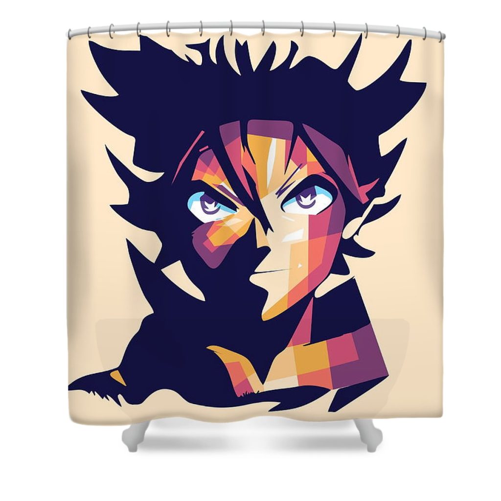 asta dhimas - Anime Shower Curtain Shop