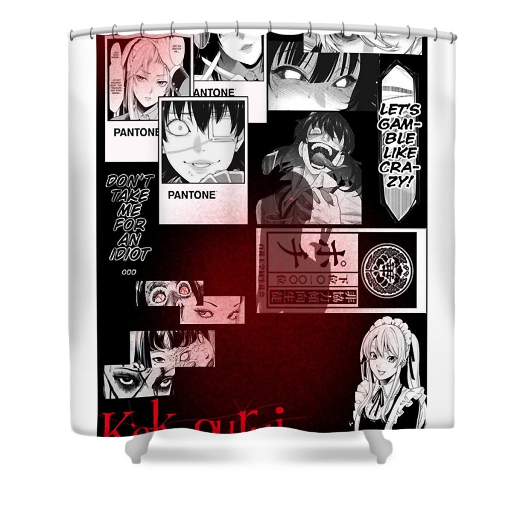 astute manga student council yumeko jabami cute fan ezone prints transparent - Anime Shower Curtain Shop