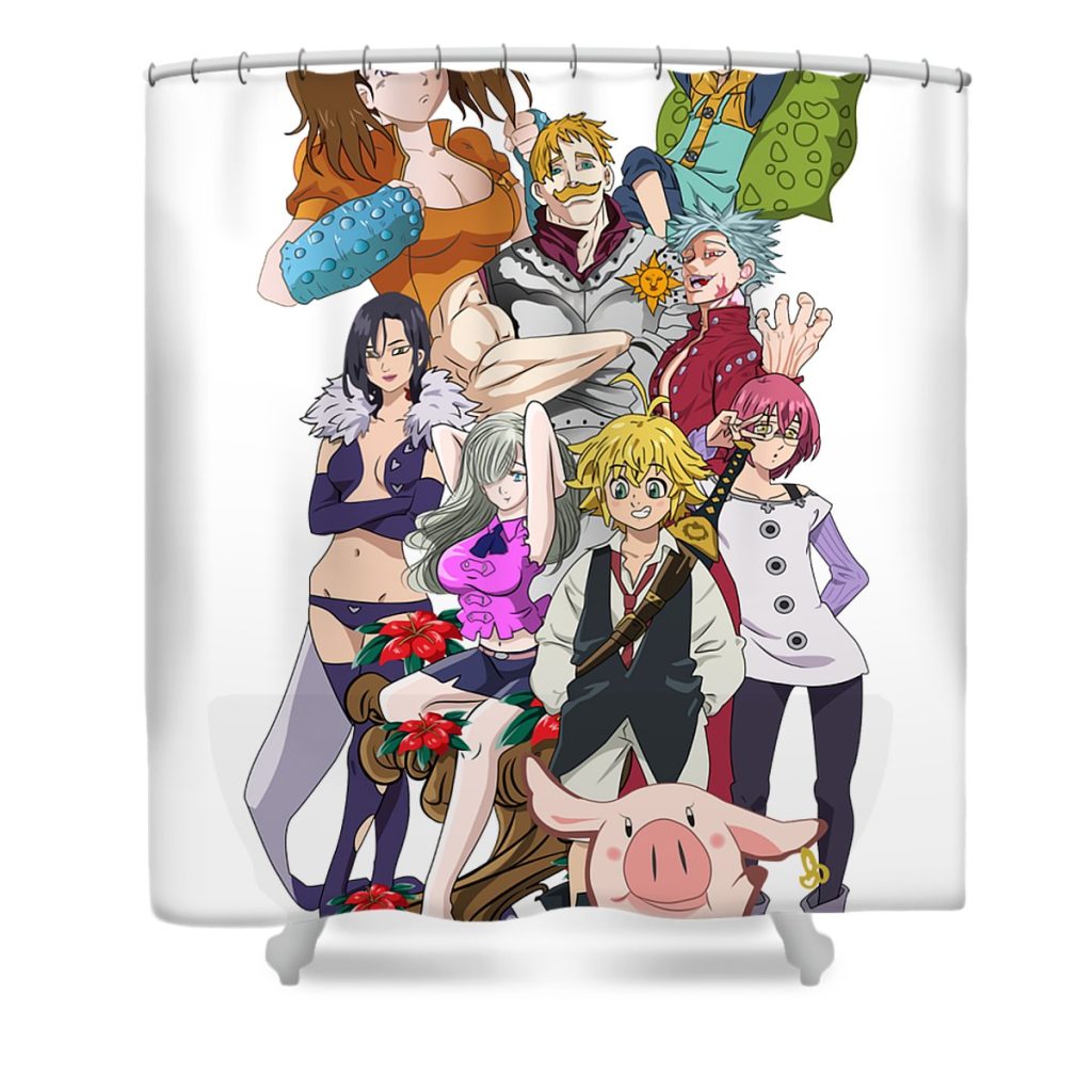 attractive seven deadly sins anime gifts for fan inny shop transparent - Anime Shower Curtain Shop