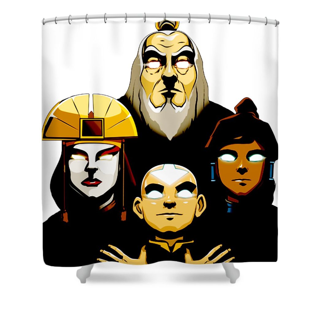 avatar elemental rhapsody sami dalia transparent - Anime Shower Curtain Shop