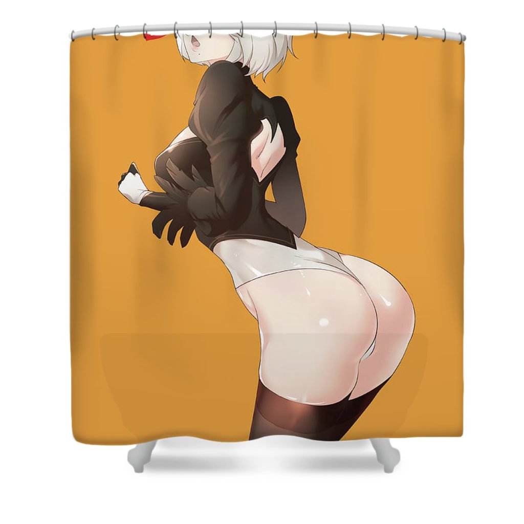 b2 nier automata waifu anime manga series fanart hentai ahegao oppai mad lab - Anime Shower Curtain Shop