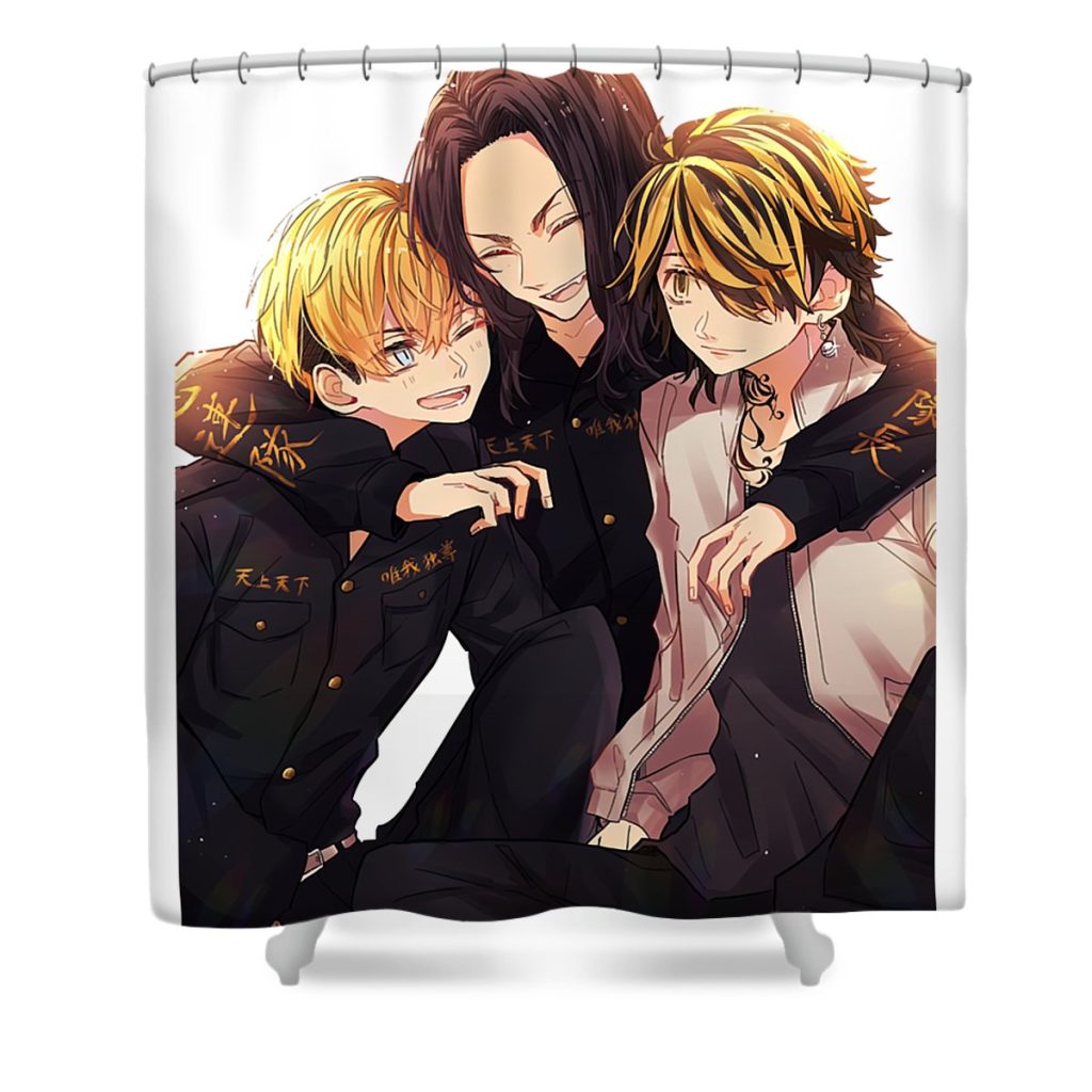 baji chifuyu kazutora dnt prints transparent - Anime Shower Curtain Shop