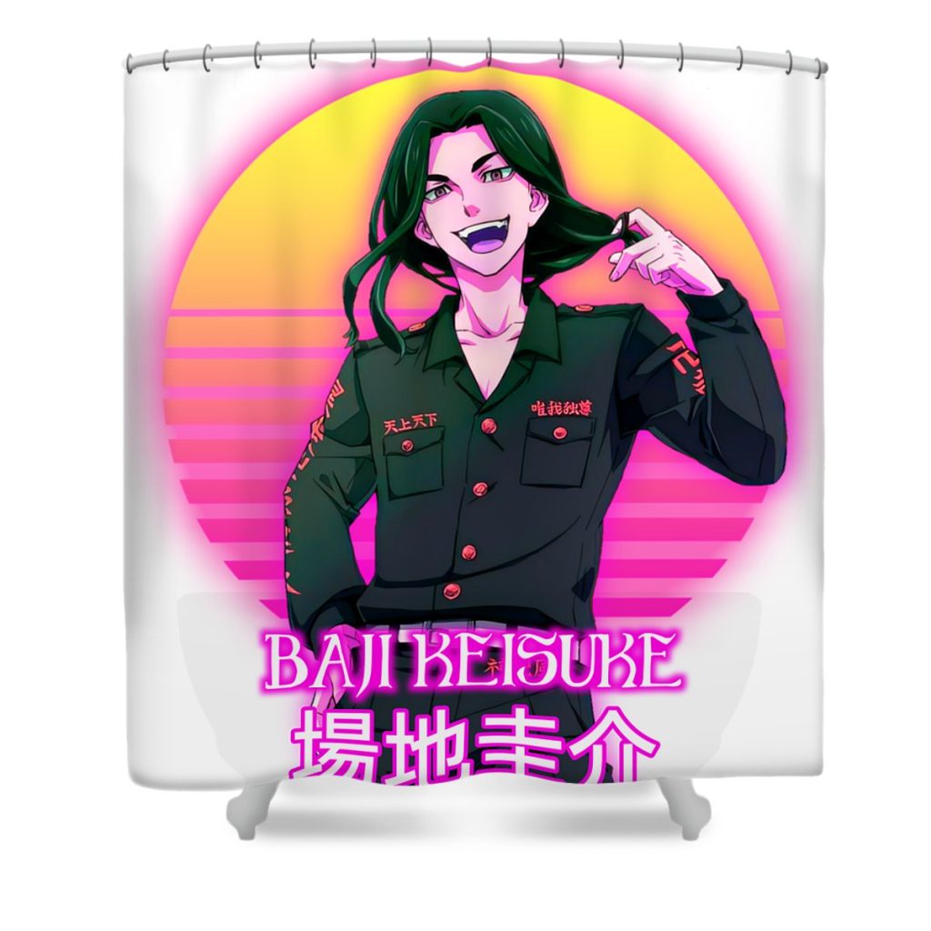 baji keisuke ratna utari transparent - Anime Shower Curtain Shop