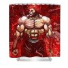 baki poster goat music aesthetic humor rose davis - Anime Shower Curtain Shop