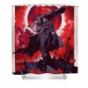 berserk anime japanese movie poster home wall decor sheryl neal - Anime Shower Curtain Shop