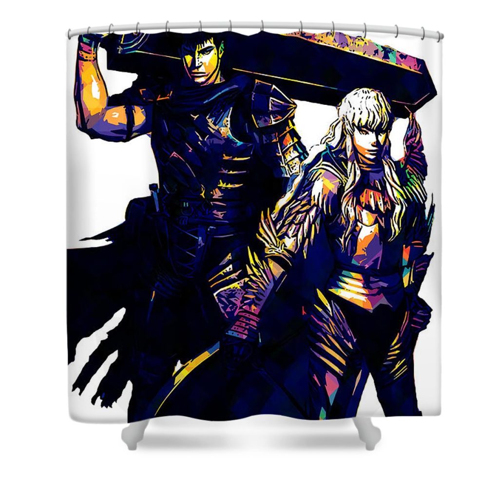 berserk poster morgan lindsay - Anime Shower Curtain Shop