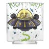 best rick and morty michael johnson transparent - Anime Shower Curtain Shop