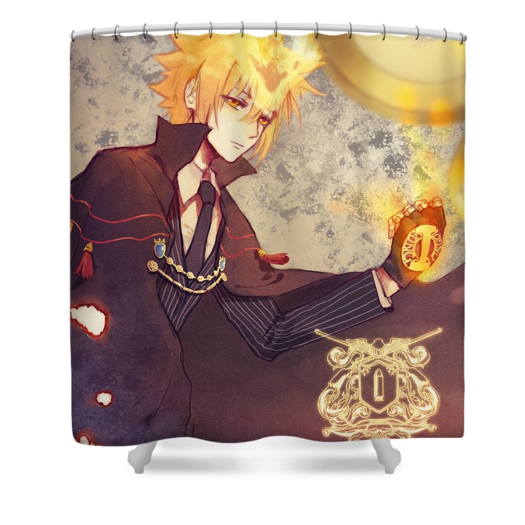 birthday gift anime tv hitman series reborn idol gifts fot you anime chipi transparent - Anime Shower Curtain Shop