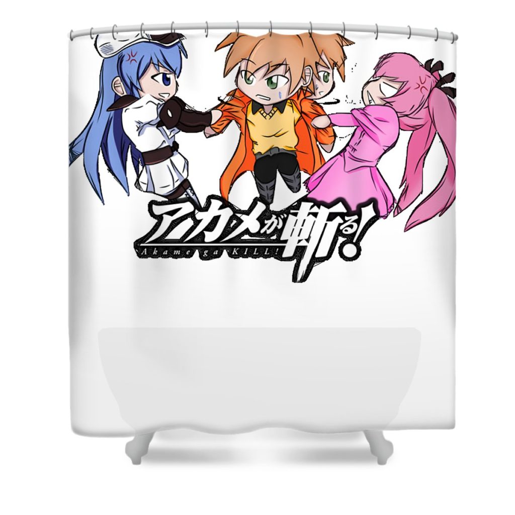 birthday gifts akame manga ga kill anime idol gifts fot you anime chipi transparent - Anime Shower Curtain Shop