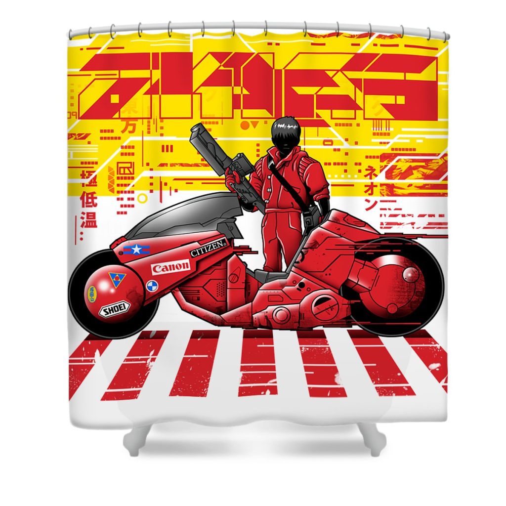 birthday gifts cyber akira heroes movie for child transparent - Anime Shower Curtain Shop