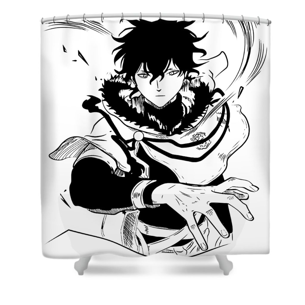 black clover basirahfar khandah transparent - Anime Shower Curtain Shop