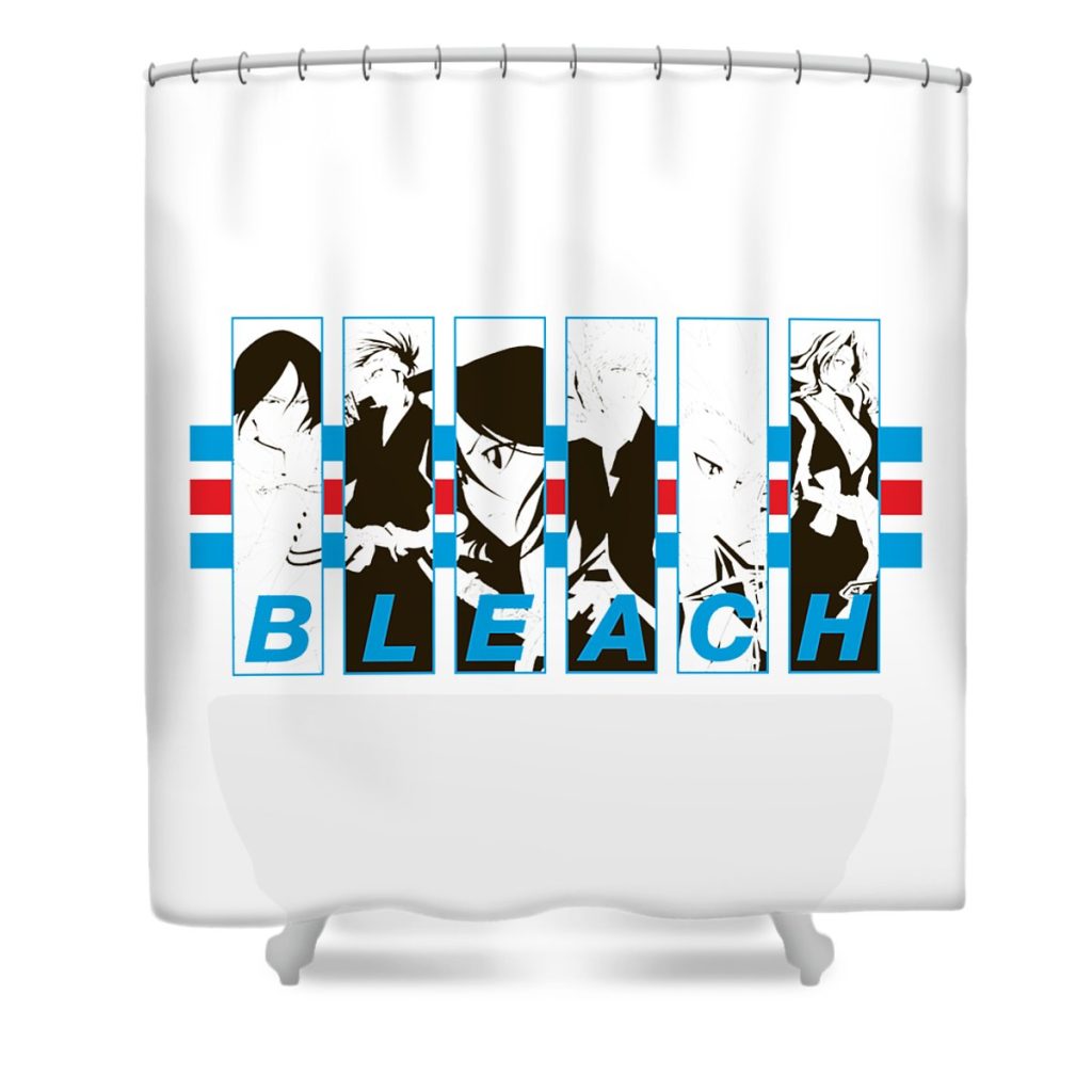 bleach 5 character frames louka adhiya transparent - Anime Shower Curtain Shop