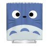 blue totoro canis picta - Anime Shower Curtain Shop