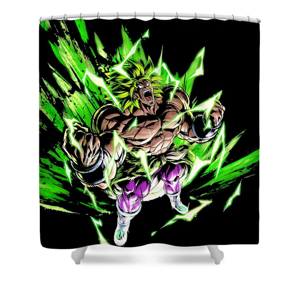 broly dbs alexia chapuis - Anime Shower Curtain Shop