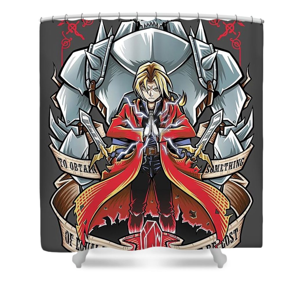 brotherhood fullmetal alchemist brown joel - Anime Shower Curtain Shop