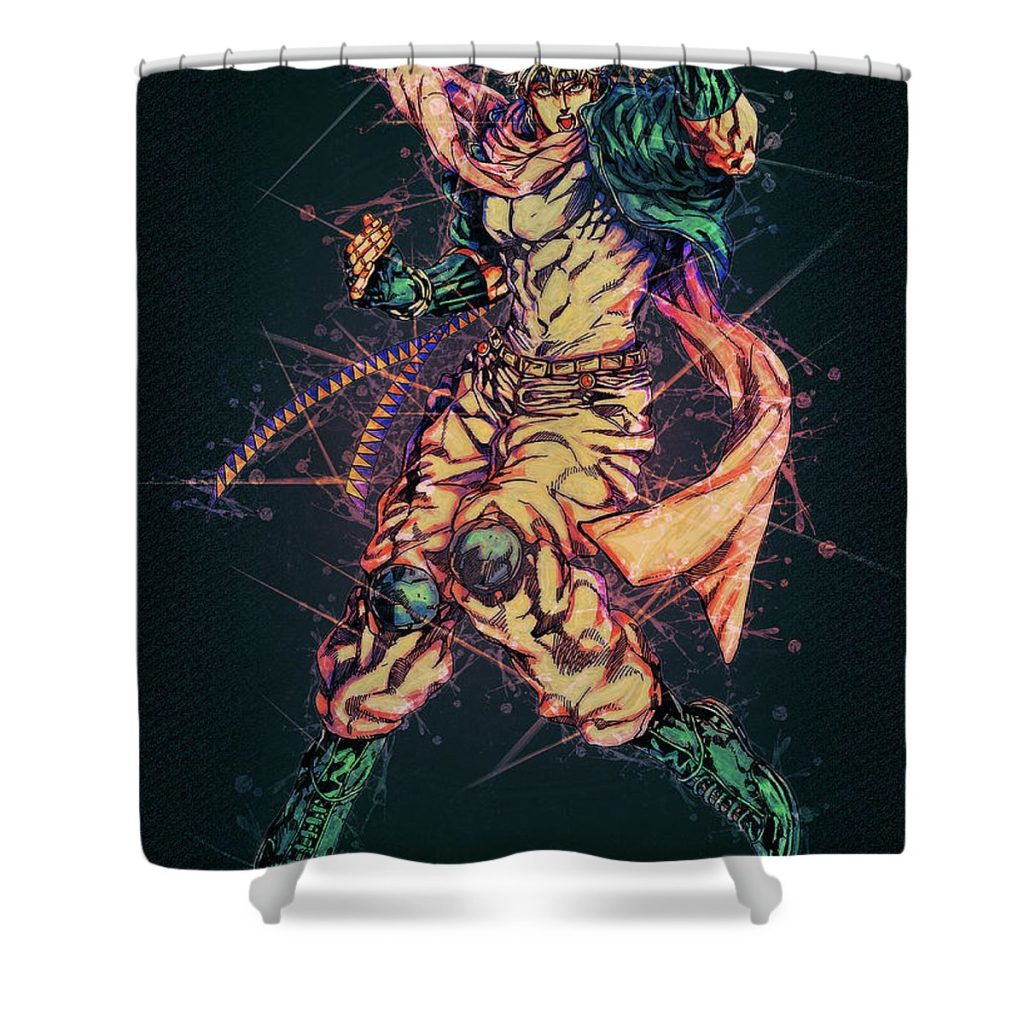 caesar zeppeli kun funny - Anime Shower Curtain Shop