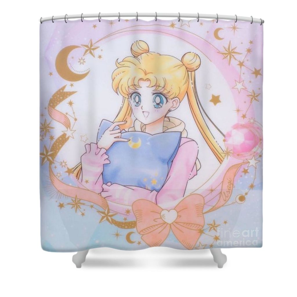 cartoon character 20 haku cat - Anime Shower Curtain Shop